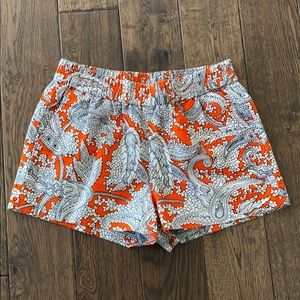 J Crew Factory Boardwalk Paisely Short Sz2